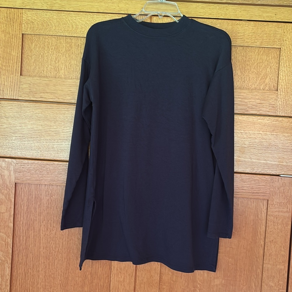 Eileen Fisher Fine Stretch Tunic in Dark Blue Sz. XXS